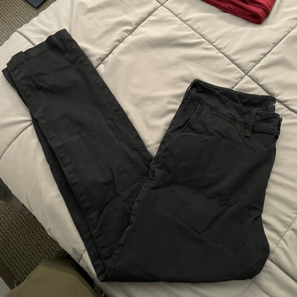American eagle 33 x 34 black khaki